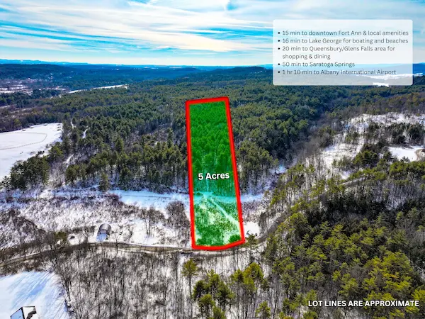 5 Acres in Washington County, NY — Rolling Land Near Lake George | Seller Financing Available